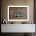 Electric Mirror Silhouette Led Lighted Mirror TV Front View