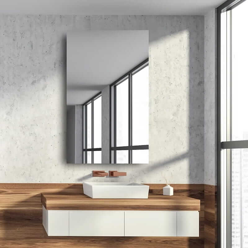 Electric Mirror Simplicity LED Mirrored Cabinet Front View