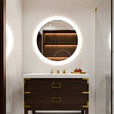 Electric Mirror Trinity Lighted Mirror Font View