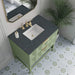 Emmeline 36 Inch Single Vanity Pistachio Charcoal Soapstone Top