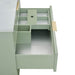 Emmeline 36 Single Vanity Pistachio Side View Drawer