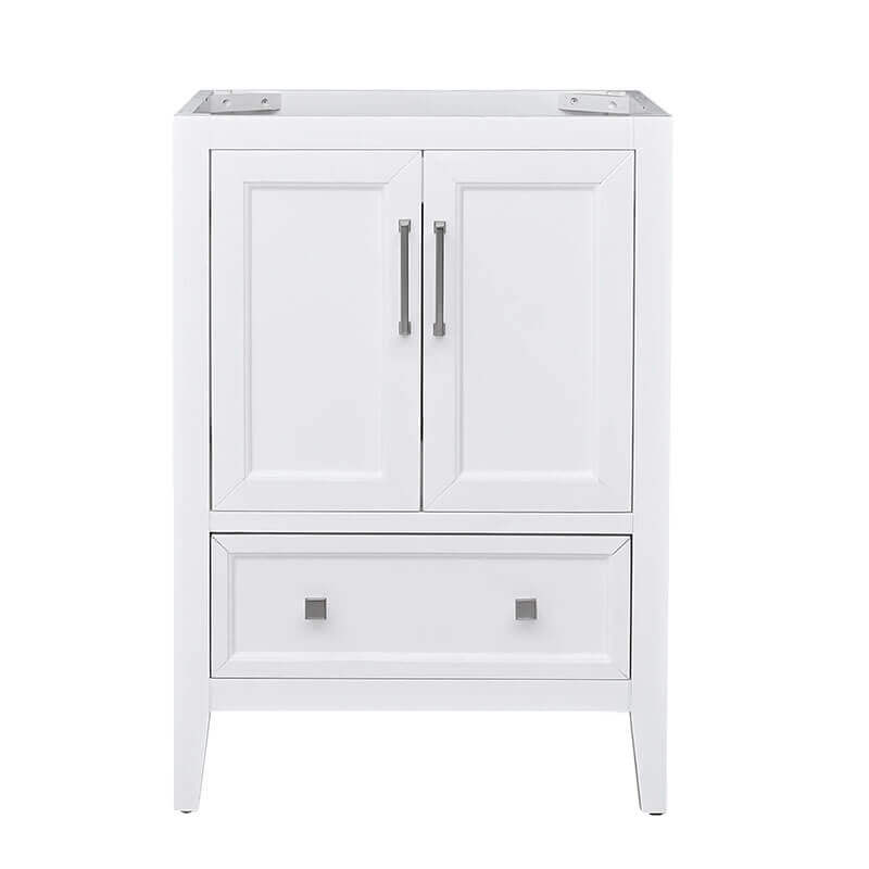 Everette 24 Single Vanity White Cabinet Only