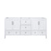 Everette 72 Double Vanity White Cabinet Only