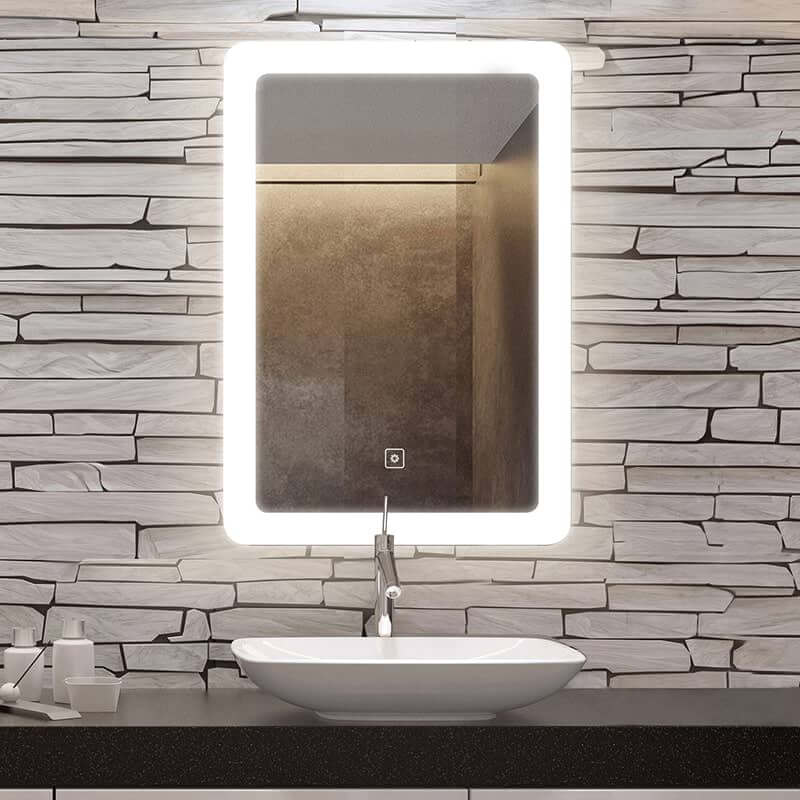 eyla LED lighted mirror 24x 36 inch front view