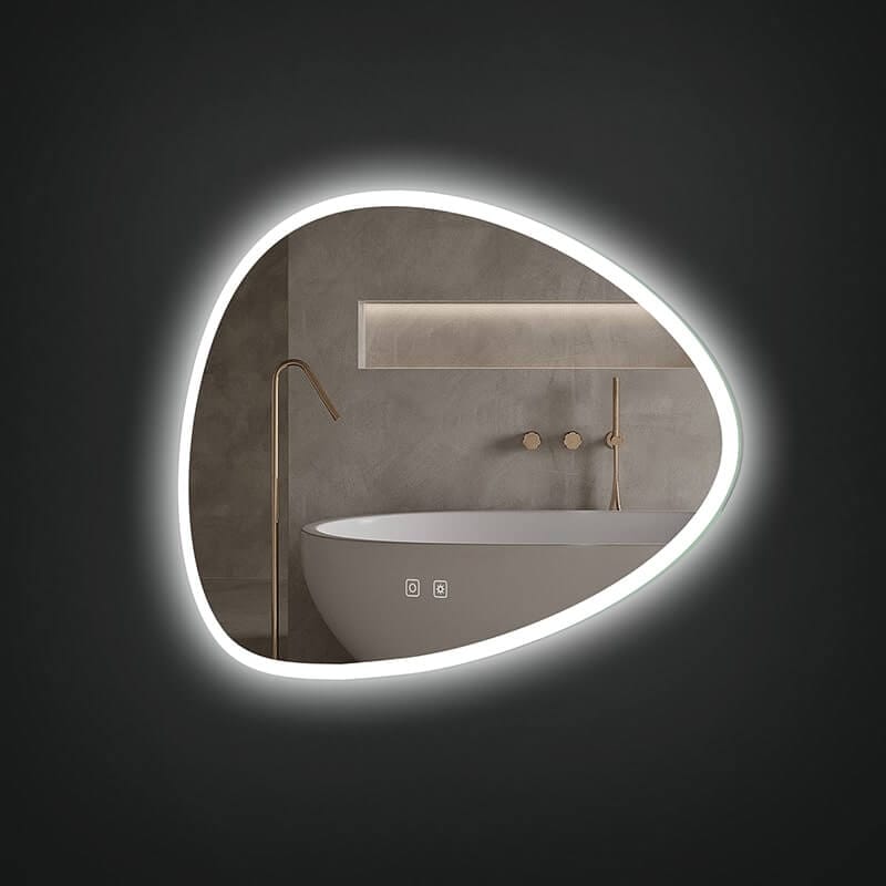 Felix 32" x 22" LED Mirror in Dark Background Lifestyle