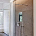 Fog Free Mirror Corner View Bathroom Set Up