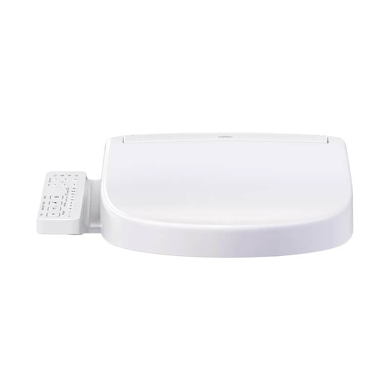 Front View of a White TOTO Washlet S2 Bidet Seat