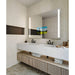 Fusion Led Lighted Mirror Tv Corner View