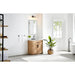 Gavino 30 Single Bathroom Vanity with Top Light Brown Corner View