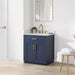 Gavino 30 Single Bathroom Vanity with Top Royal Blue Corner View