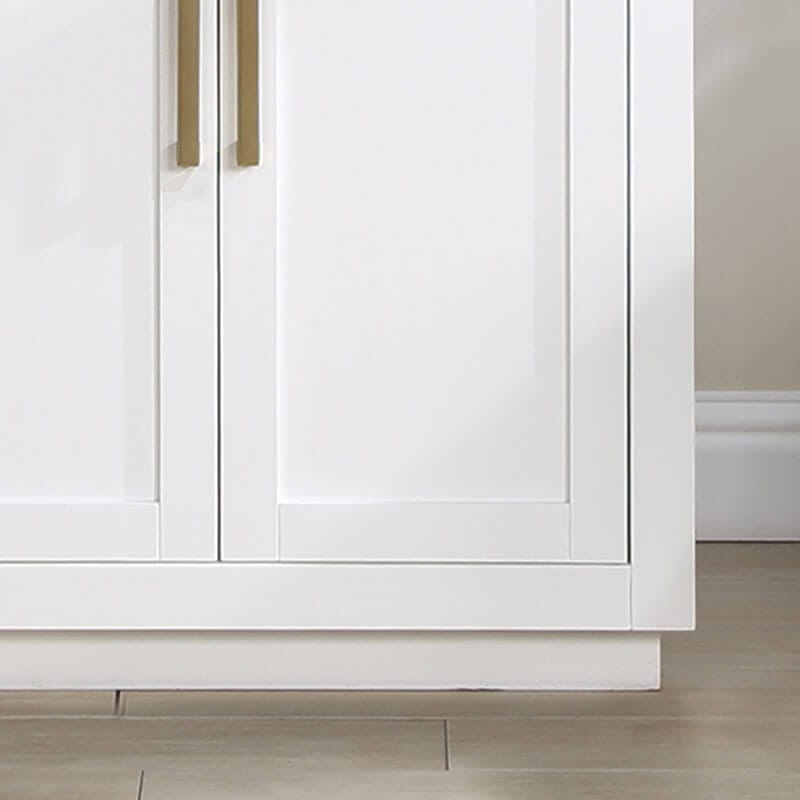 Gavino 30 Single Bathroom Vanity with Top White Close Up