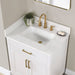 Gavino 30 Single Bathroom Vanity with Top White Countertop View