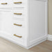 Gavino 42 inch Single Bathroom Vanity with Top White Close Up