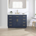 Gavino 48 inch Single Bathroom Vanity with Top Royal Blue Front View