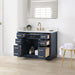 Gavino 48 inch Single Bathroom Vanity with Top Royal Blue Open