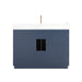Gavino 48 Single Bathroom Vanity with Top Royal Blue Back View