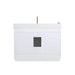 Gavino 48 Single Bathroom Vanity with Top White Back View