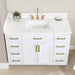 Gavino 48 Single Bathroom Vanity with Top White Countertop
