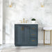 Gazsi 36 Single Bathroom Vanity with Top Classic Blue Front View