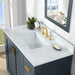 Gazsi 42 Single Bathroom Vanity with Top Charcoal Blue Countertop