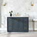 Gazsi 48 Single Bathroom Vanity with Top Charcoal Blue Front View