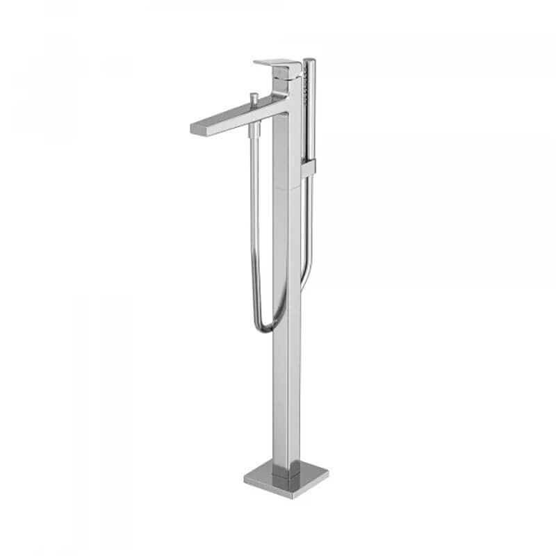 GB Freestanding Tub Filler Polished Chrome Finish