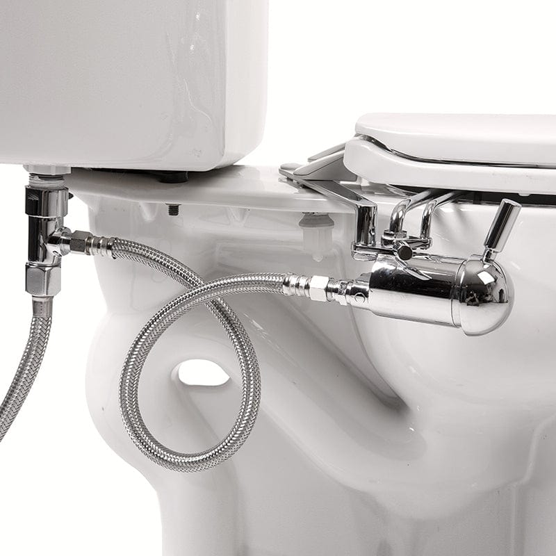 go bidet 2003c toilet seat attachment side view up close