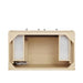 Gracyn 36 Inch Single Vanity in Coastal Driftwood Top View