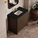 Gracyn 36 Inch Single Vanity in Sable With Phantome Eclos Widespread Top