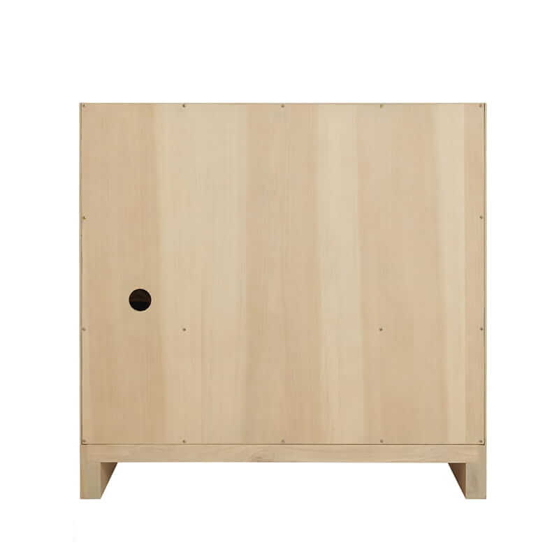 Gracyn 36" Single Vanity in Coastal Driftwood Back View