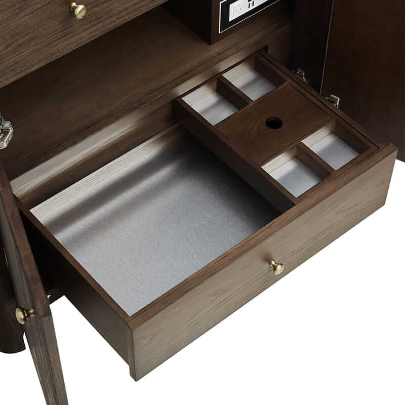Gracyn 36" Single Vanity in Sable With One Interior Shelf and One Internal Drawer