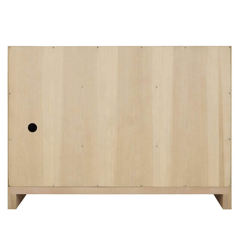 Gracyn 48 Inch Single Vanity Coastal Driftwood Back View