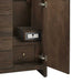 Gracyn 48 Inch Single Vanity in Sable With Integrated 120v Outlet With Usb Ports