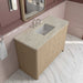 Gracyn 48" Single Vanity in Coastal Driftwood With Tajnar Eclos Widespread Top