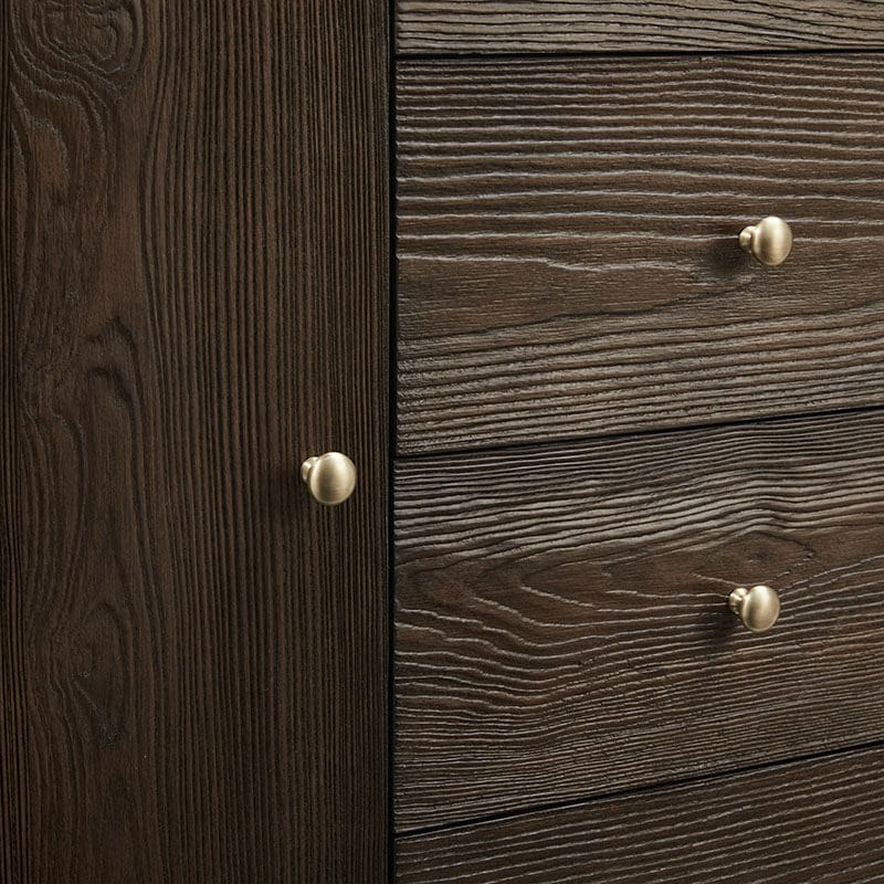 Gracyn 48 Single Vanity Sable Close Up Knob