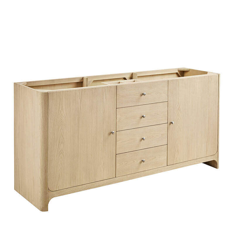 Gracyn 72 Double Vanity Coastal Driftwood Cabinet Only