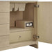 Gracyn 72 Double Vanity Coastal Driftwood Integrated Outlets With Usb Ports
