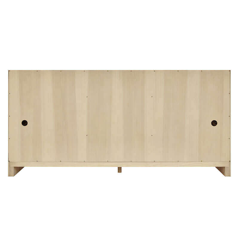 Gracyn 72 Inch Double Vanity Coastal Driftwood Back View