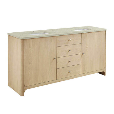 Gracyn 72 Inch Double Vanity Coastal Driftwood Side View