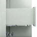 Haley 30 inch Single Sink Bathroom Vanity with Dual Mount Option Soft Sage Cabinet Only Side View Drawer