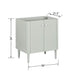 Haley 30 Single Sink Bathroom Vanity with Dual Mount Option Soft Sage Cabinet Only Freestanding Dimension