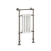 Harley 18.5 X 37 Towel Warmer Brushed Nickel Corner View