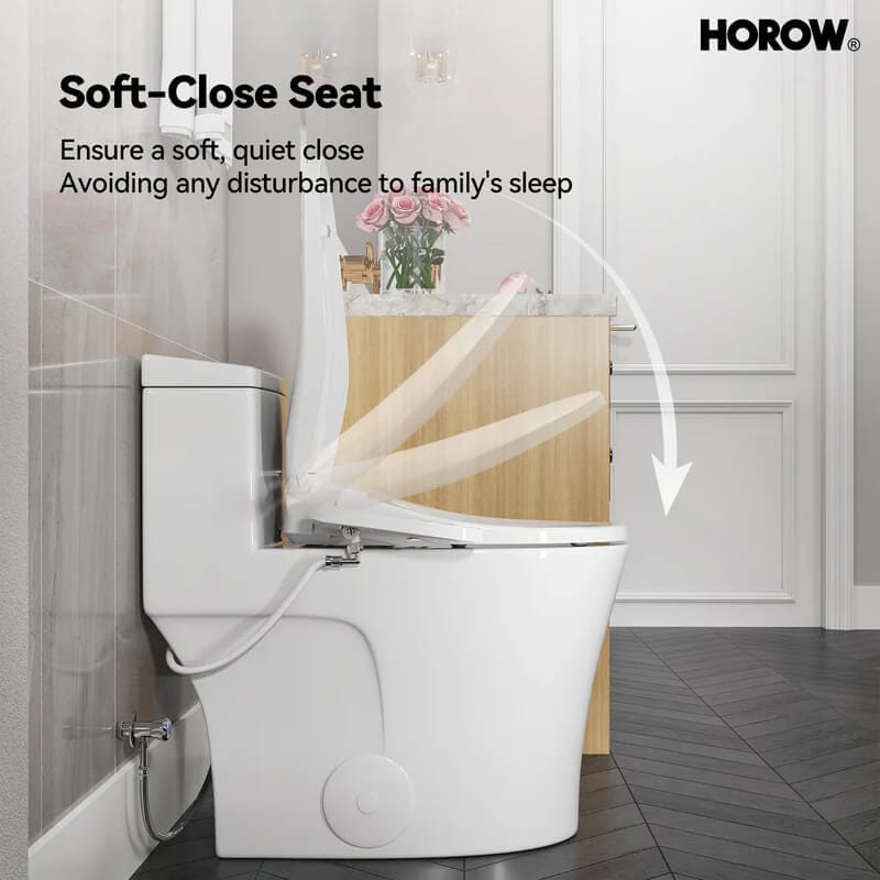 HOROW B0403 Smart Bidet Toilet Seat With Soft Close Seat