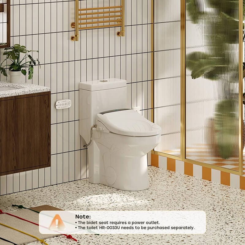 HOROW B0503 Bidet Toilet Seat Corner View Lifestyle