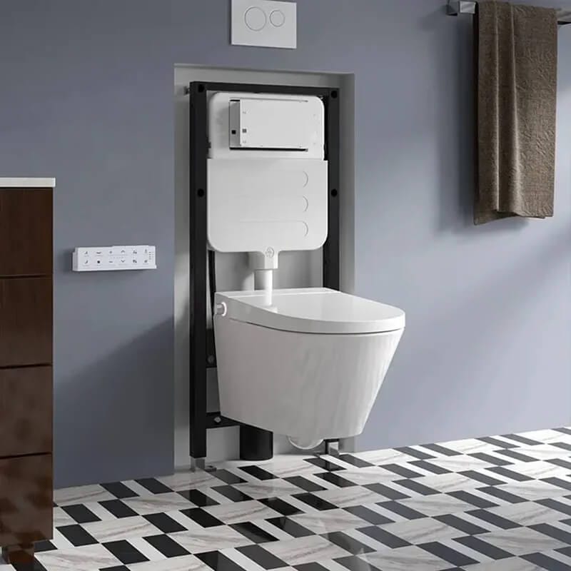 HOROW G10 Wall Mounted Smart Toilet With Concealed Tank Corner View