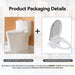 HOROW HR-BT0338W One Piece Bidet Toilet Combo Details