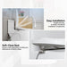 HOROW HR-BT0338W One Piece Bidet Toilet Combo Easy Installation