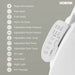 HOROW HR-BT0338W One Piece Bidet Toilet Combo Side Buttons Functions