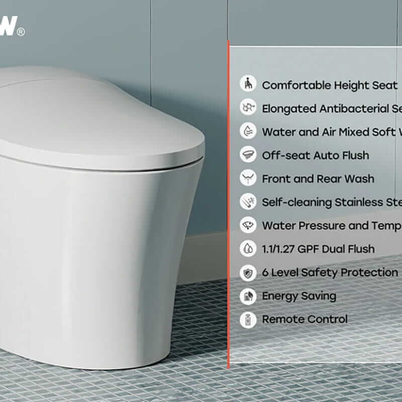 HOROW T16 Smart Toilet Features