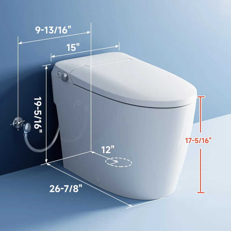 Horow T30 Smart Toilet Dimensions